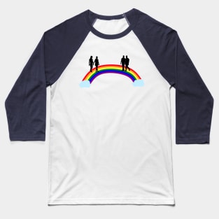 Rainbow bridge (dark version) Baseball T-Shirt